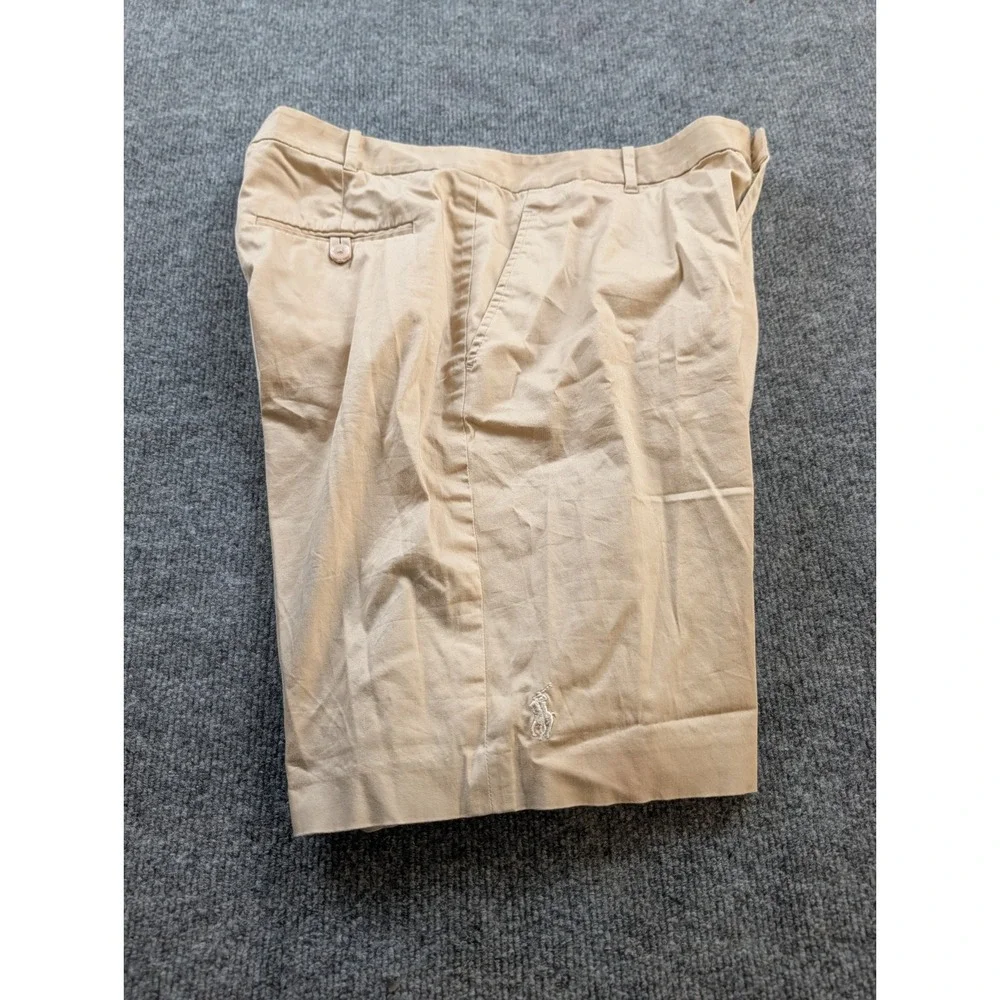 Ralph Lauren Golf Women's Size 8 Beige Chino Shorts Pony Logo Stretch Khaki